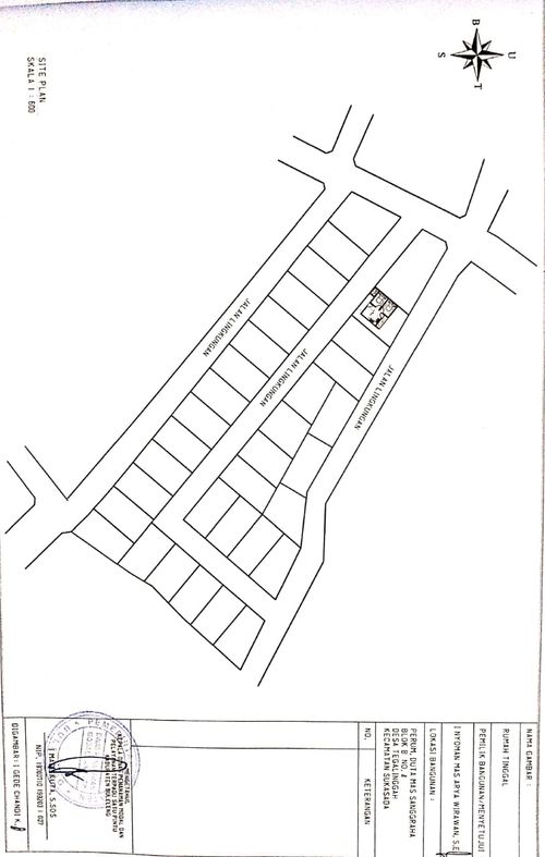 foto denah rumah tipe 32 perumahan Perumahan Duta Mas Sanggraha