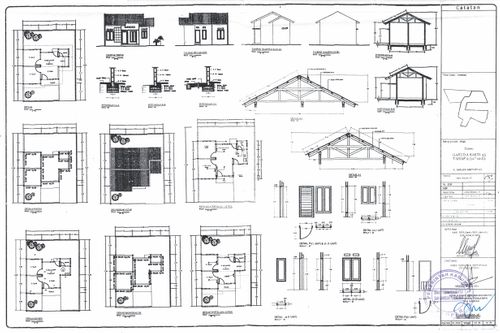 foto denah rumah tipe 36/108 perumahan Dua Putri Mandiri Tahap 3