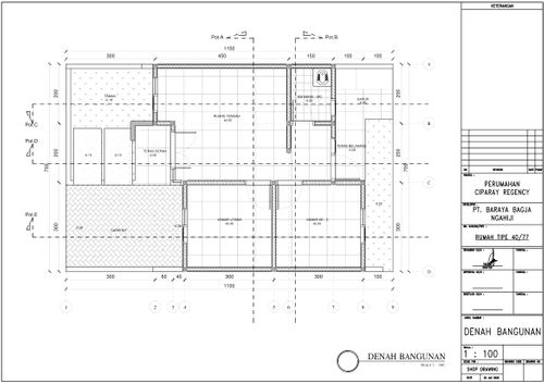 foto denah rumah tipe RUMAH KOMERSIL perumahan Ciparay Regency