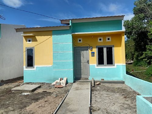 foto denah rumah tipe RSH 36 perumahan RIDHO RESIDENCE INDRALAYA