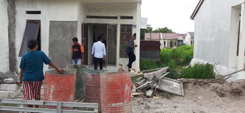 foto denah rumah tipe couple 30/80 perumahan GRAHA SENTOSA