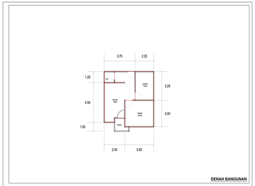 foto denah rumah tipe 36 perumahan GRIYA LEMPUYANG 3