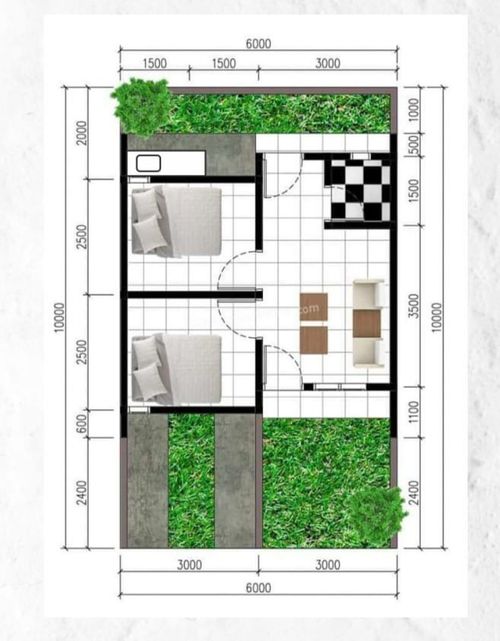 foto denah rumah tipe Blok A perumahan Hekayana Residence