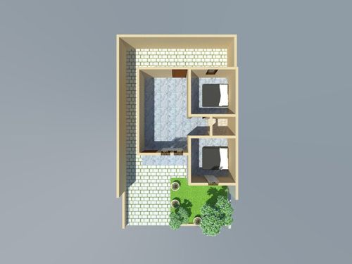 foto denah rumah tipe 34/84 perumahan Jelantik Makrif Residence