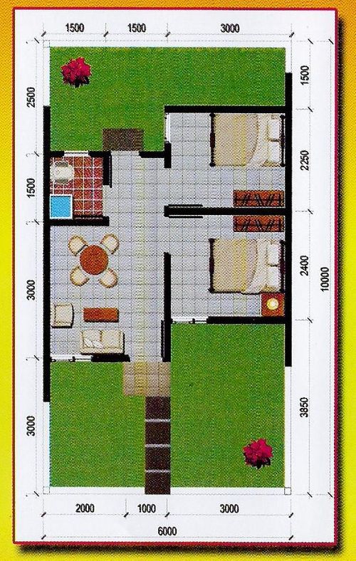 foto denah rumah tipe RUMAH STANDAR perumahan GRAND ROYAL PARK SUBANG