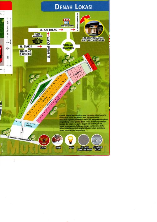 foto denah rumah tipe 36 perumahan Bukit Mutiara Indah