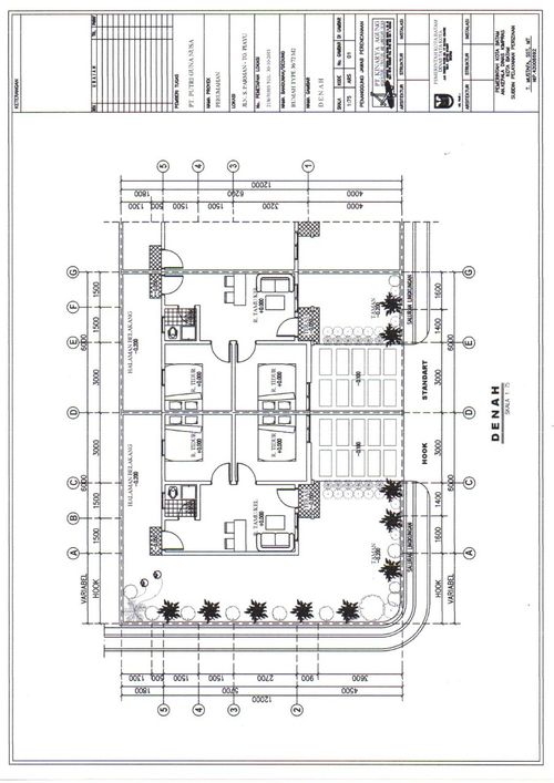 foto denah rumah tipe 36/111.19 perumahan PERUMAHAN PESONA BUKIT LAGUNA 2