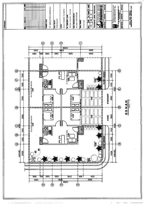 foto denah rumah tipe 36/166.96 perumahan perumahan pesona bukit laguna 3