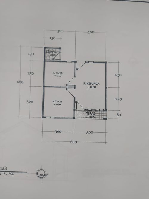 foto denah rumah tipe 36 perumahan GRIYA NAJWA