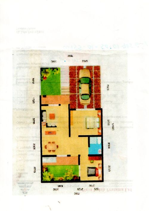 foto denah rumah tipe 45/96 perumahan PERUMAHAN QUANTA 2 