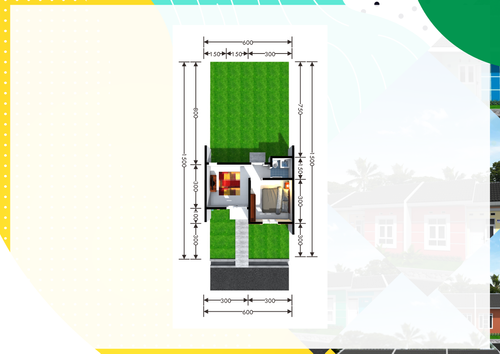 foto denah rumah tipe 22J perumahan Taman Tukmudal Indah II