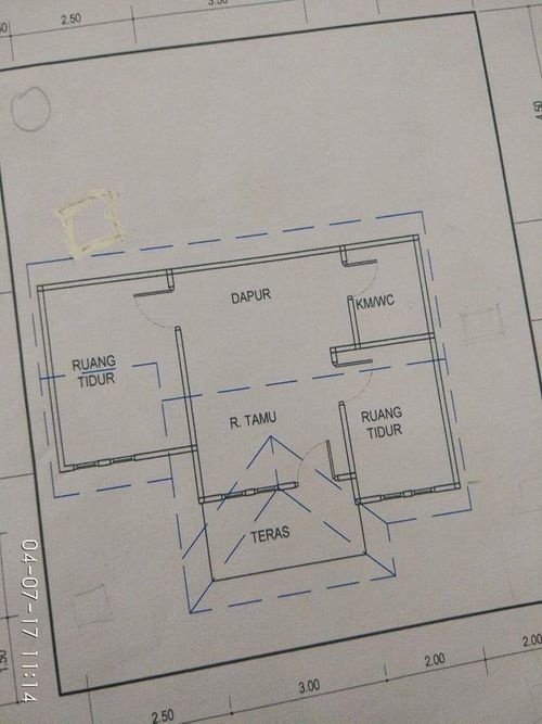 foto denah rumah tipe 36 perumahan BATOLA RESIDENCE TAHAP 7