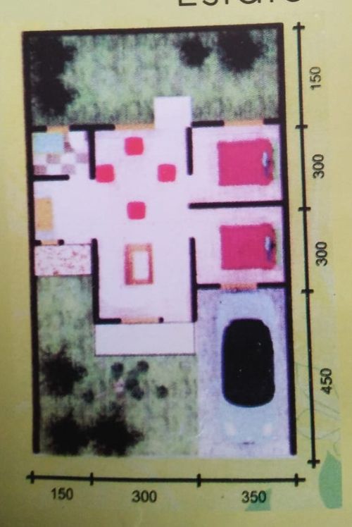 foto denah rumah tipe 45/96 perumahan Rancamaya Estate
