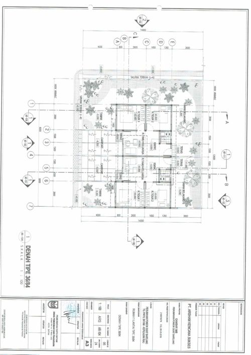 foto denah rumah tipe 36 perumahan PERUMAHAN PONDOK BUKIT BARELANG