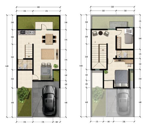 foto denah rumah tipe NATURA RESIDENCE 82/84 perumahan NATURA RESIDENCE