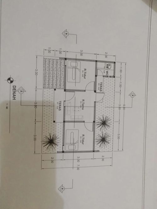foto denah rumah tipe 33 perumahan GRAND EMERALD PURI TAHAP 2