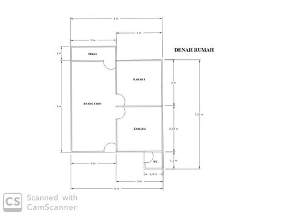 foto denah rumah tipe 36 Subsidi perumahan PERUMAHAN TEPI SAWAH 2