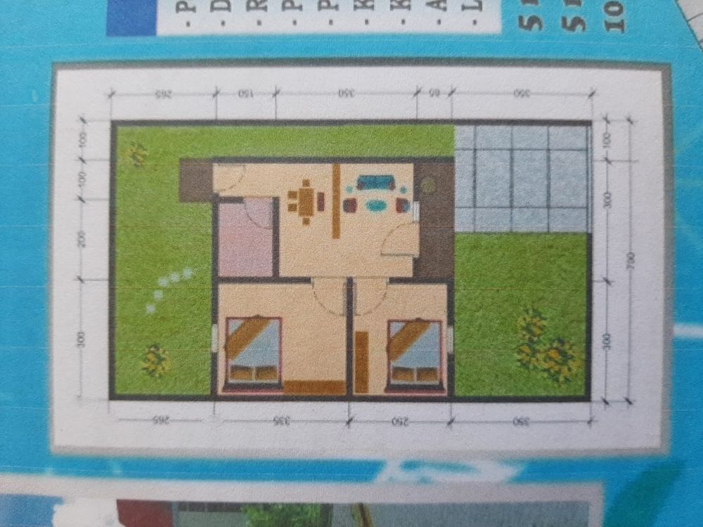 foto denah rumah tipe 36 perumahan BONE CIPTA LESTARI