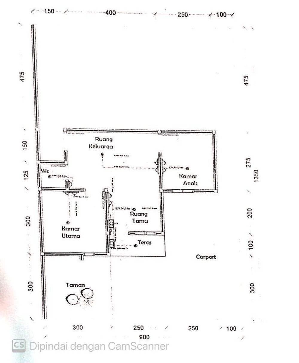 foto denah rumah tipe 36 perumahan SEVINA RESIDENCE 2