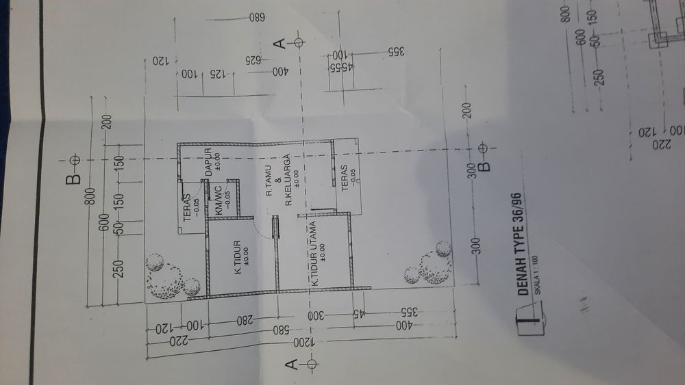 foto denah rumah tipe 36 perumahan Fathyyah Regency 5