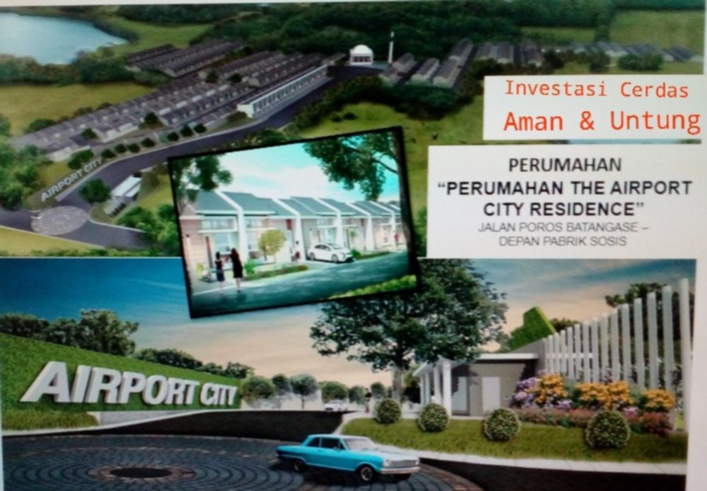 foto denah rumah tipe 30/90 perumahan The Airportcity Residence