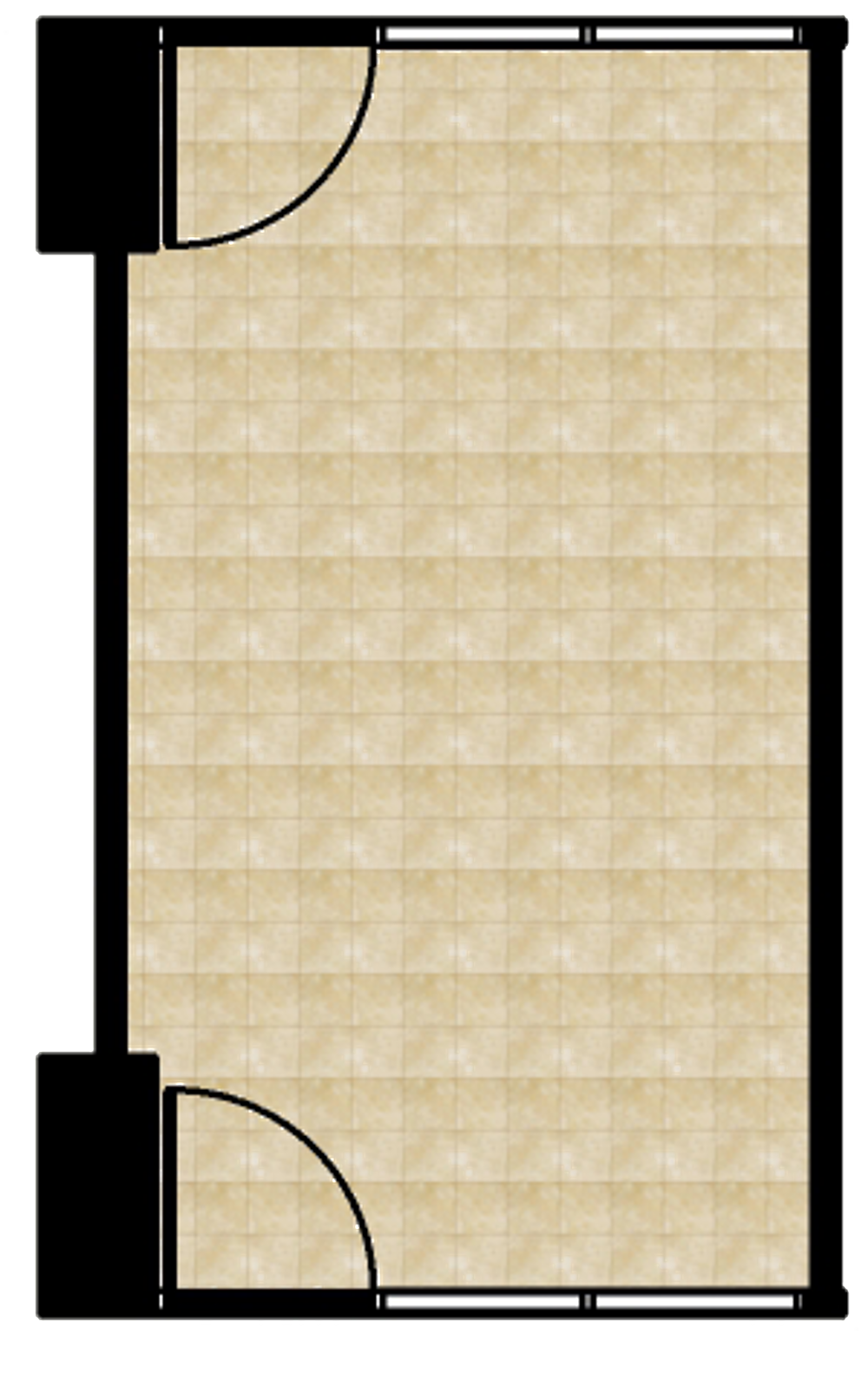 foto denah rumah tipe Kios A perumahan Sentraland Jakabaring