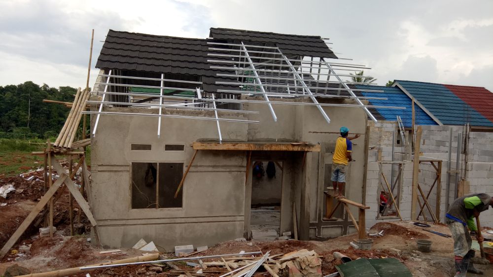foto denah rumah tipe 36/60 perumahan Taman Anyelir