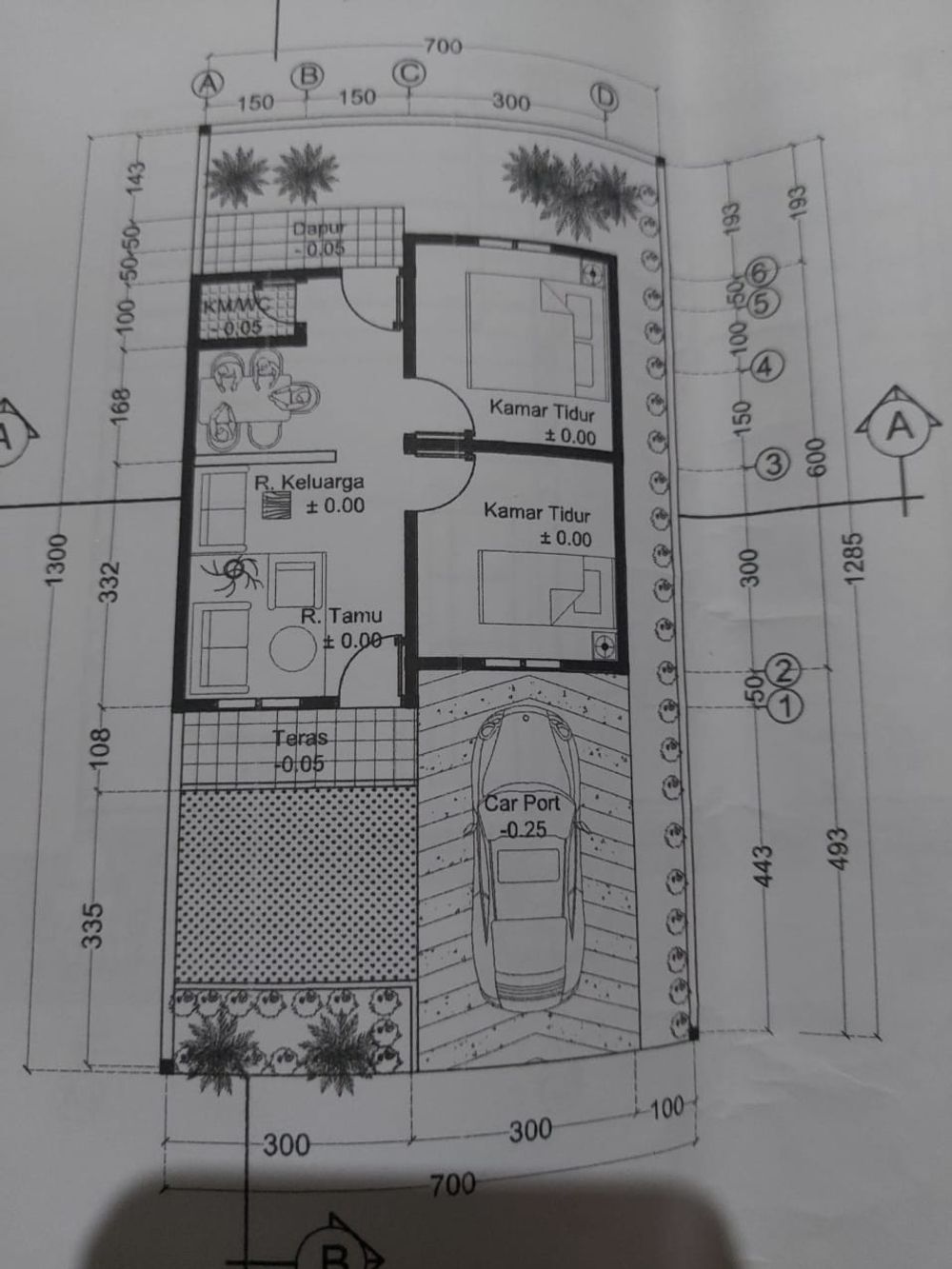 foto denah rumah tipe 36 perumahan Grand Annisa 2