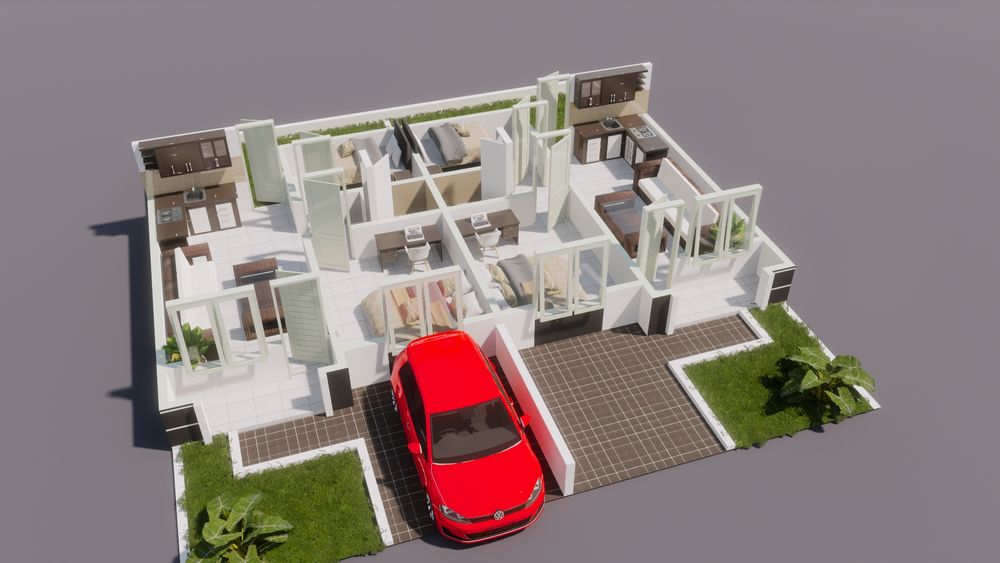 foto denah rumah tipe 36 perumahan Rumah Pondok 5