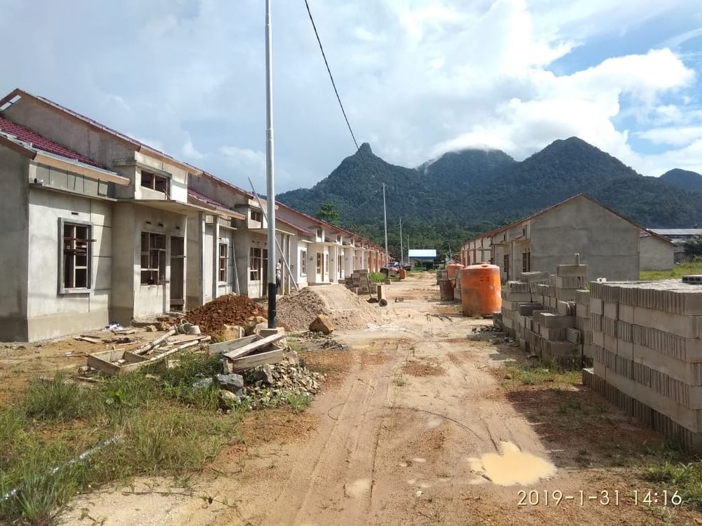 foto denah rumah tipe 36 perumahan PESONA ALDENIA GUNUNG POTENG