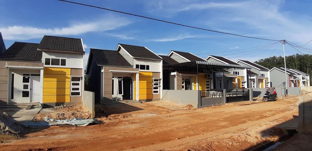 foto denah rumah tipe 55+ perumahan ALDENIA RESIDENCE ROBAN