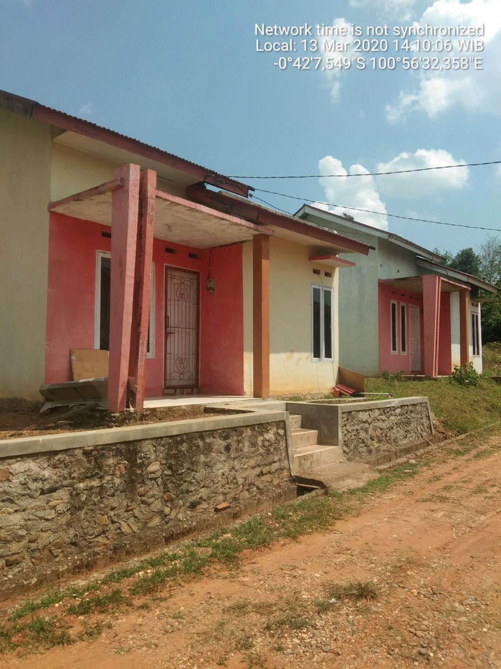 foto denah rumah tipe subsidi perumahan Villa tol muaro