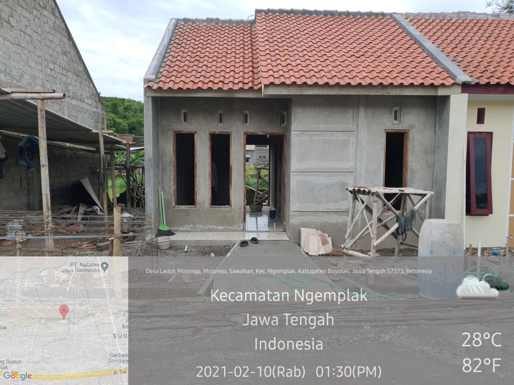 foto denah rumah tipe 30 perumahan PERUMAHAN MIRAI JATI