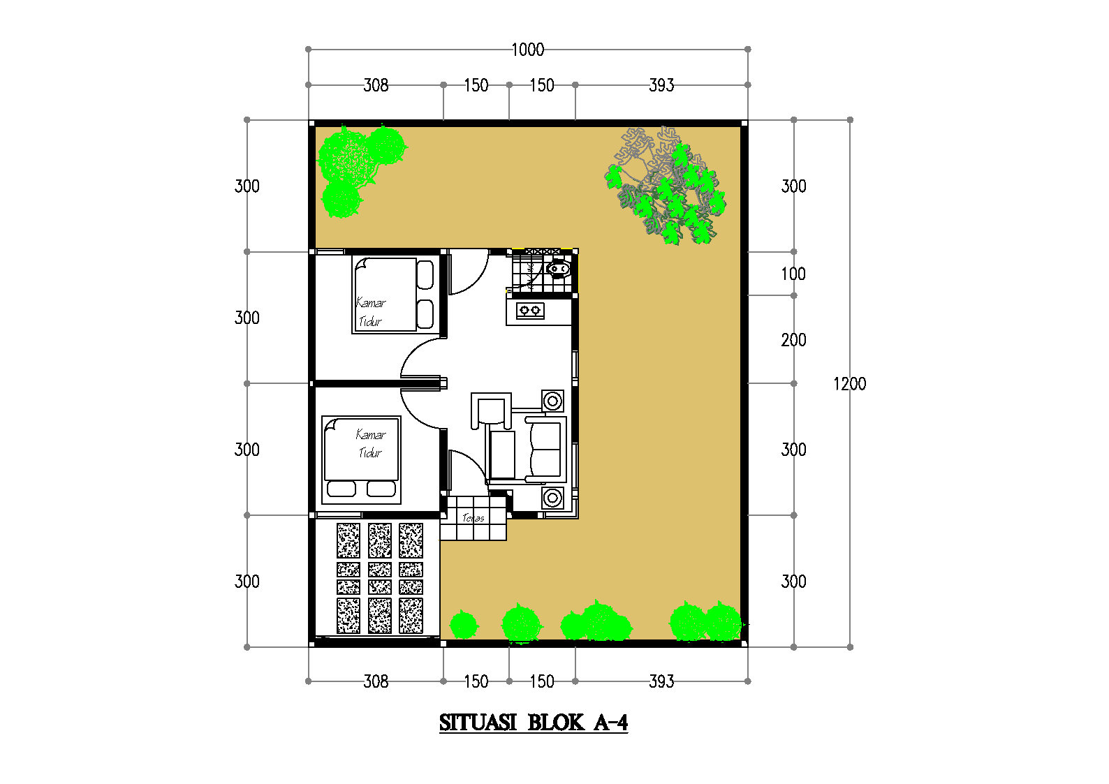 foto denah rumah tipe 36 perumahan MUTIA RAIHAN RESIDENCE