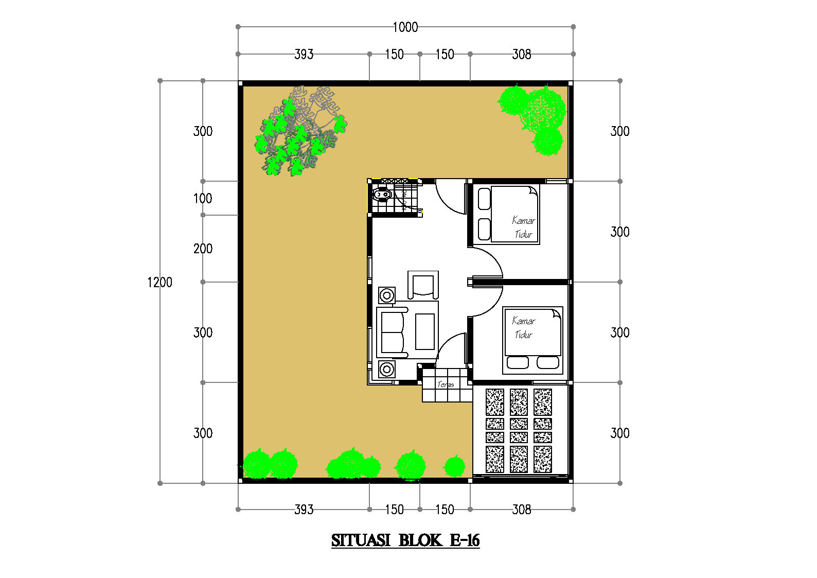 foto denah rumah tipe 36 perumahan MUTIA RAIHAN RESIDENCE