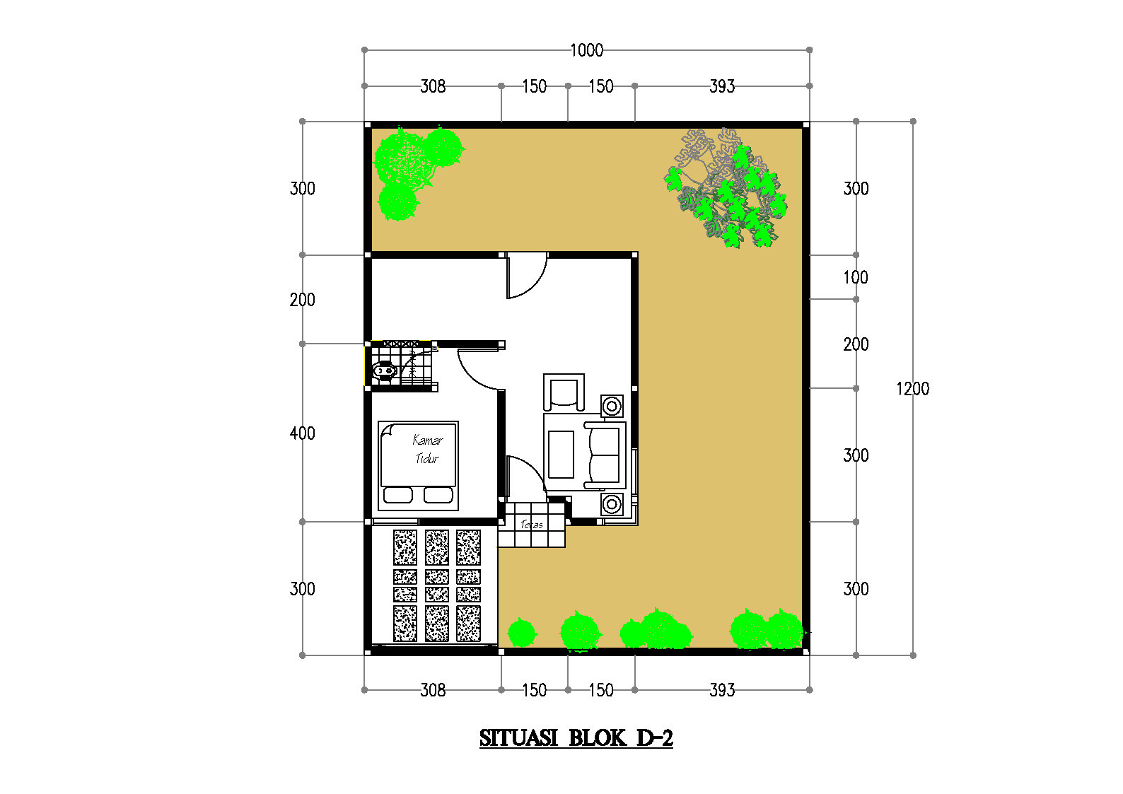 foto denah rumah tipe 36 perumahan MUTIA RAIHAN RESIDENCE