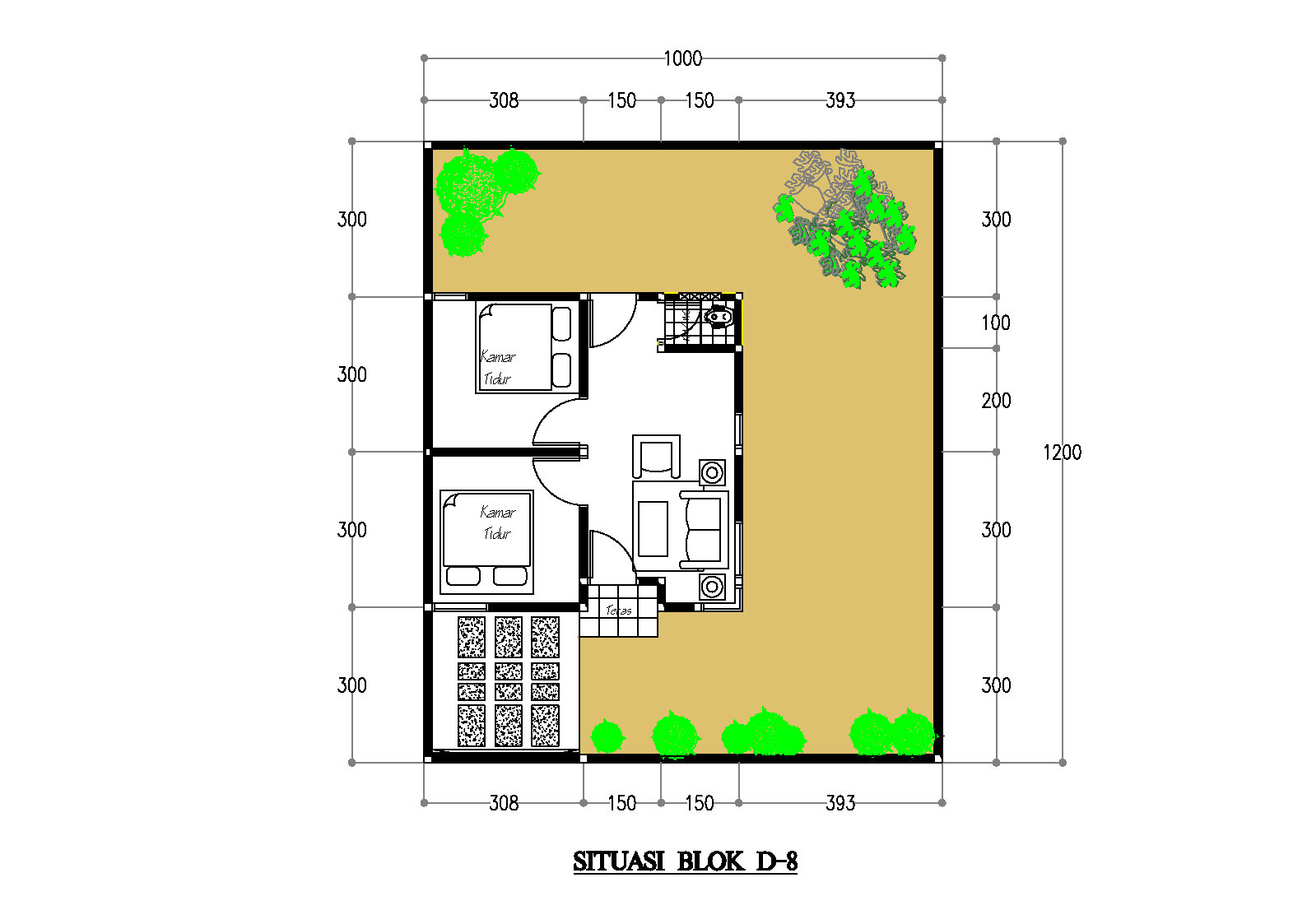 foto denah rumah tipe 36 perumahan MUTIA RAIHAN RESIDENCE