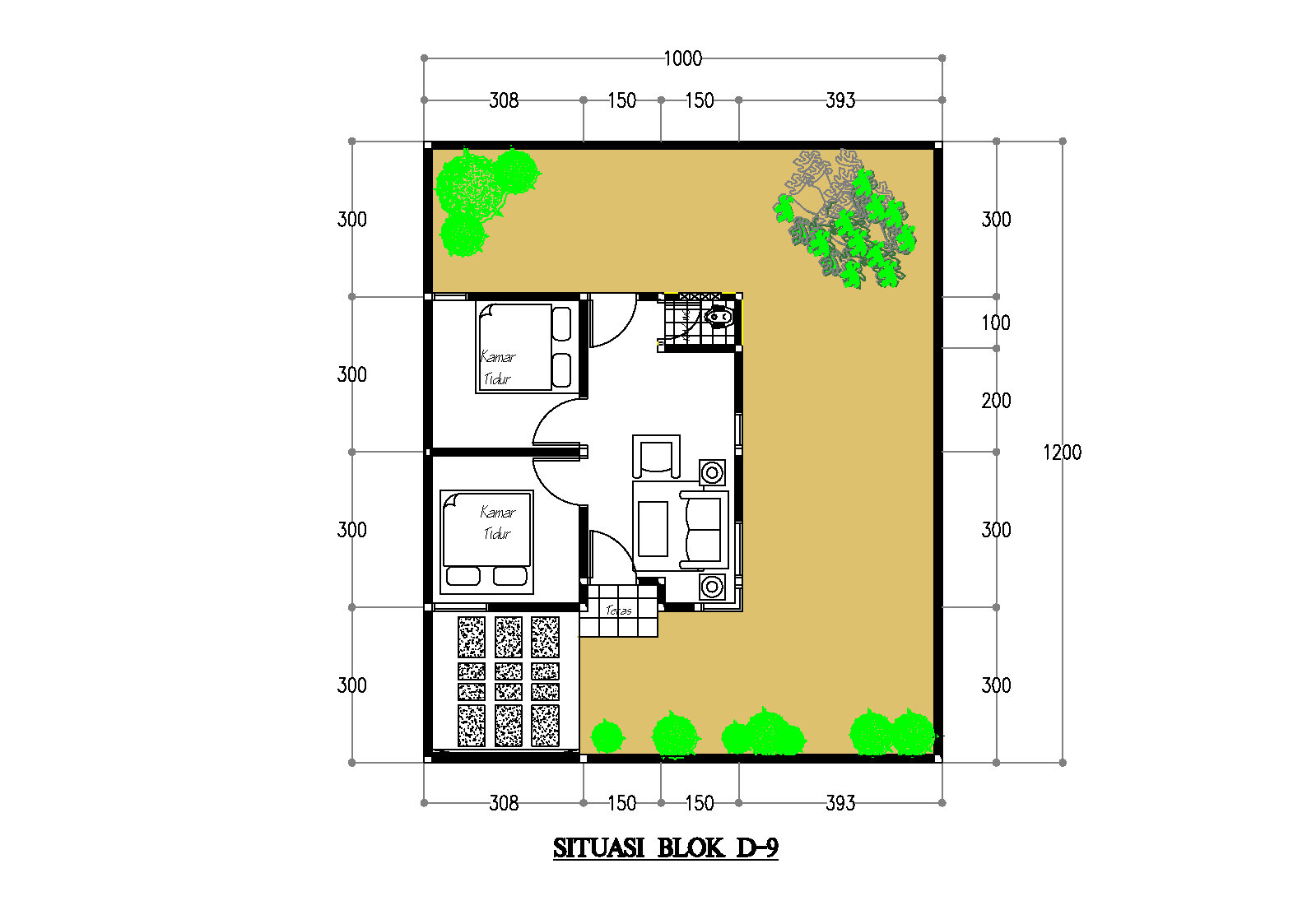 foto denah rumah tipe 36 perumahan MUTIA RAIHAN RESIDENCE