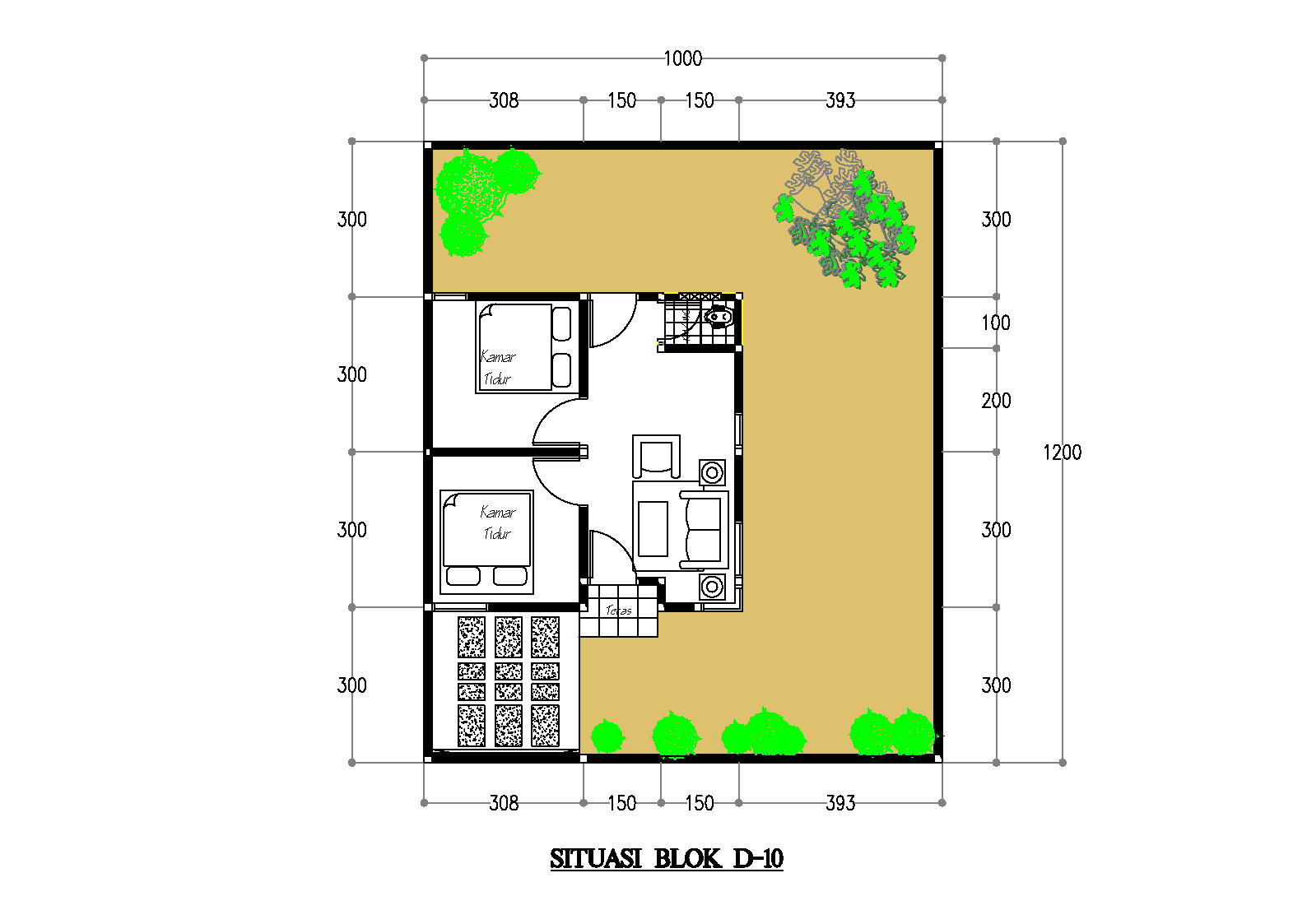 foto denah rumah tipe 36 perumahan MUTIA RAIHAN RESIDENCE