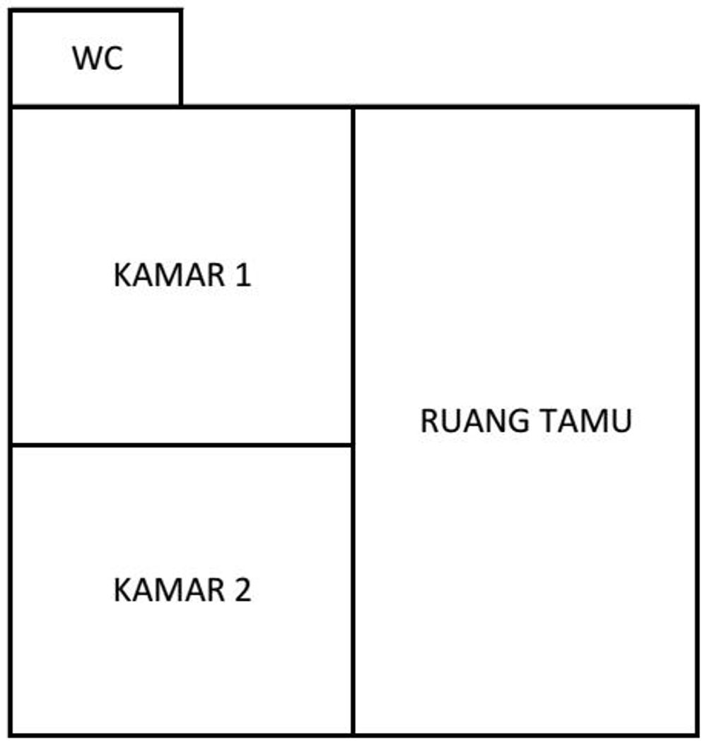foto denah rumah tipe 36 perumahan MAHKOTA RIDILLA 10 TAHAP 3