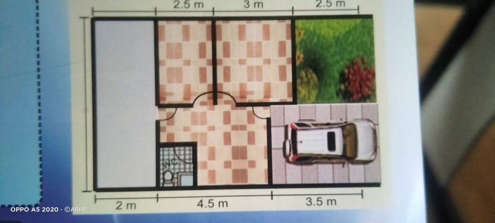 foto denah rumah tipe 36/72 perumahan Nuansa kotabaru2