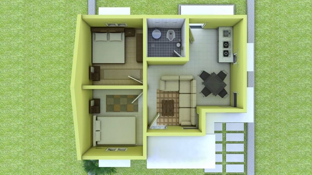 foto denah rumah tipe sub perumahan HAYATU SA.IDA