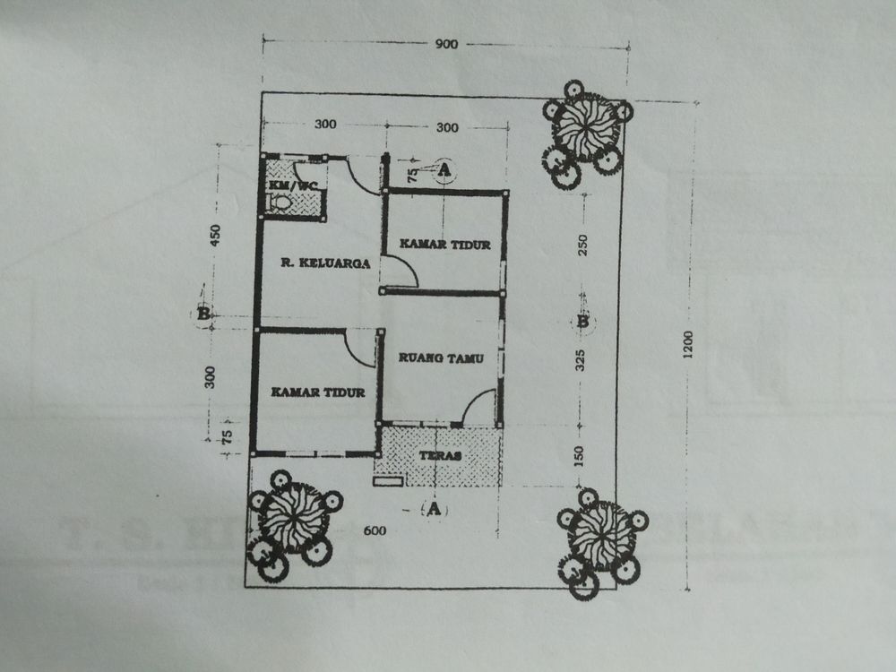 foto denah rumah tipe 36 perumahan PURI KHANISSA RESIDENCE