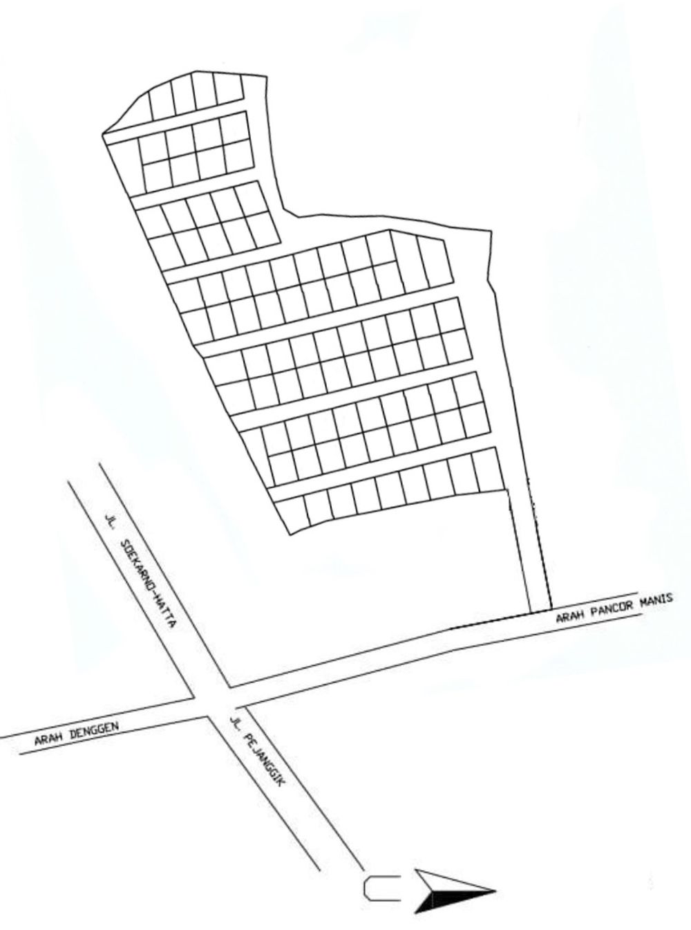 foto denah rumah tipe 30/80 perumahan JAYSAN HARMONI RESIDENCE