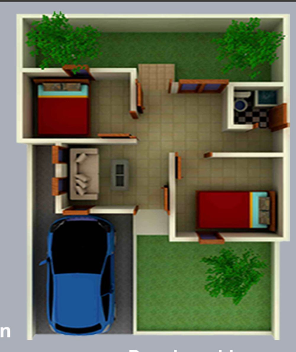 foto denah rumah tipe 30/60 perumahan Pancawati Residence
