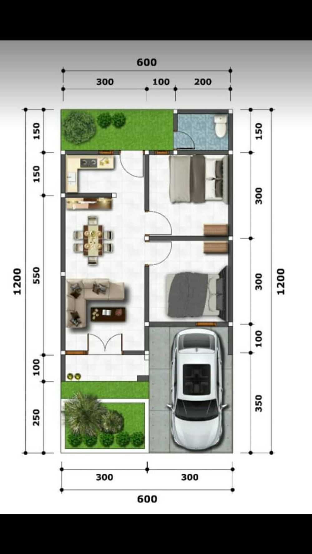foto denah rumah tipe 45 perumahan Perumahan Adi Mas Giri Residence