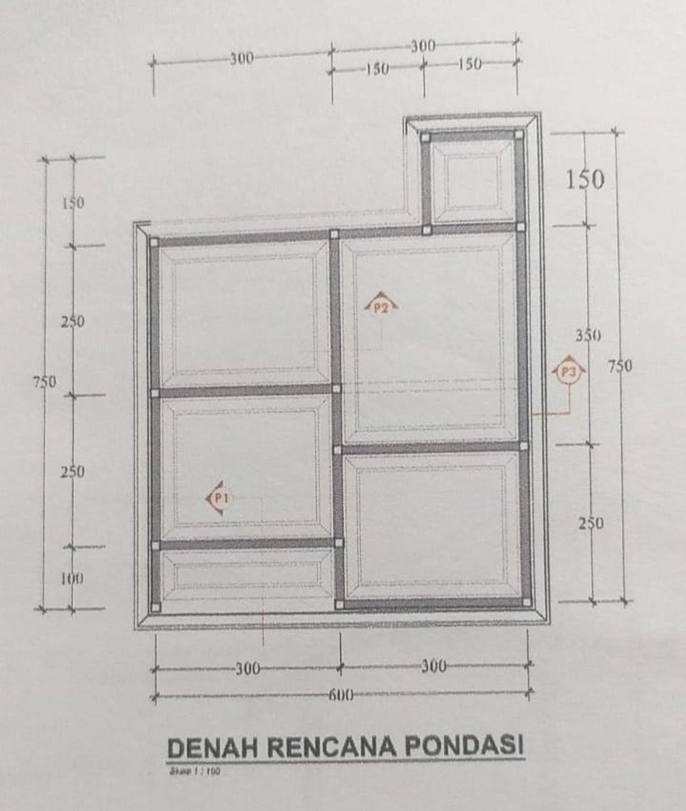 foto denah rumah tipe 36 perumahan Perumahan Tinggede Mitra Land