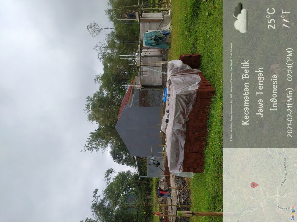foto denah rumah tipe 36/72 perumahan Taman Rancah Indah