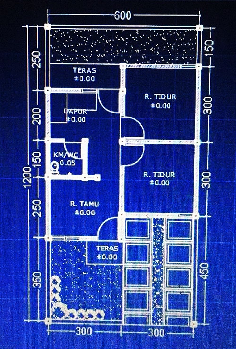 foto denah rumah tipe 36 perumahan PERUM. AMANAH BANOA CITY