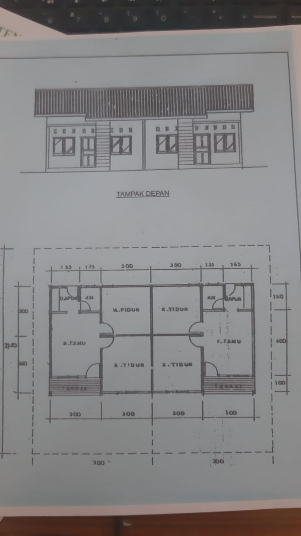 foto denah rumah tipe 36 perumahan Martoba Land